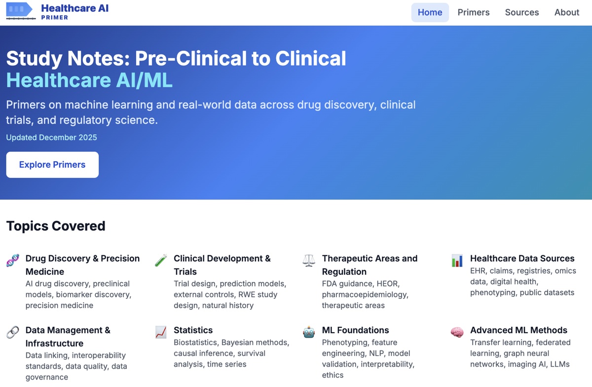 Healthcare AI Primer