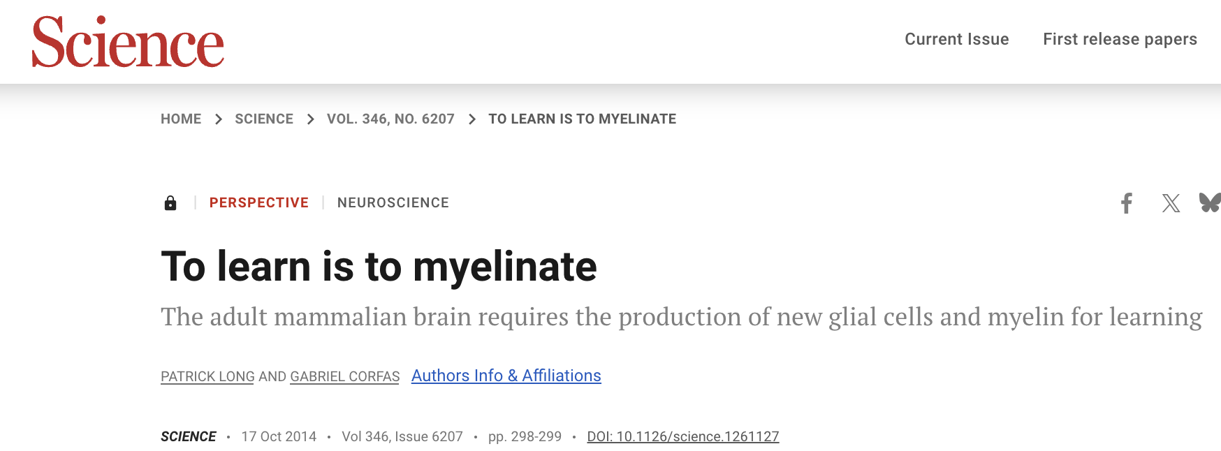 Science paper